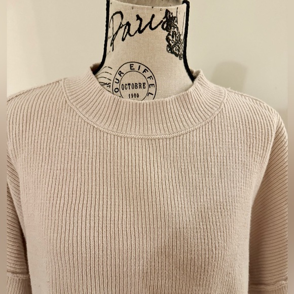 Free People sz medium Easy Street crop pullover sweater - Picture 6 of 8